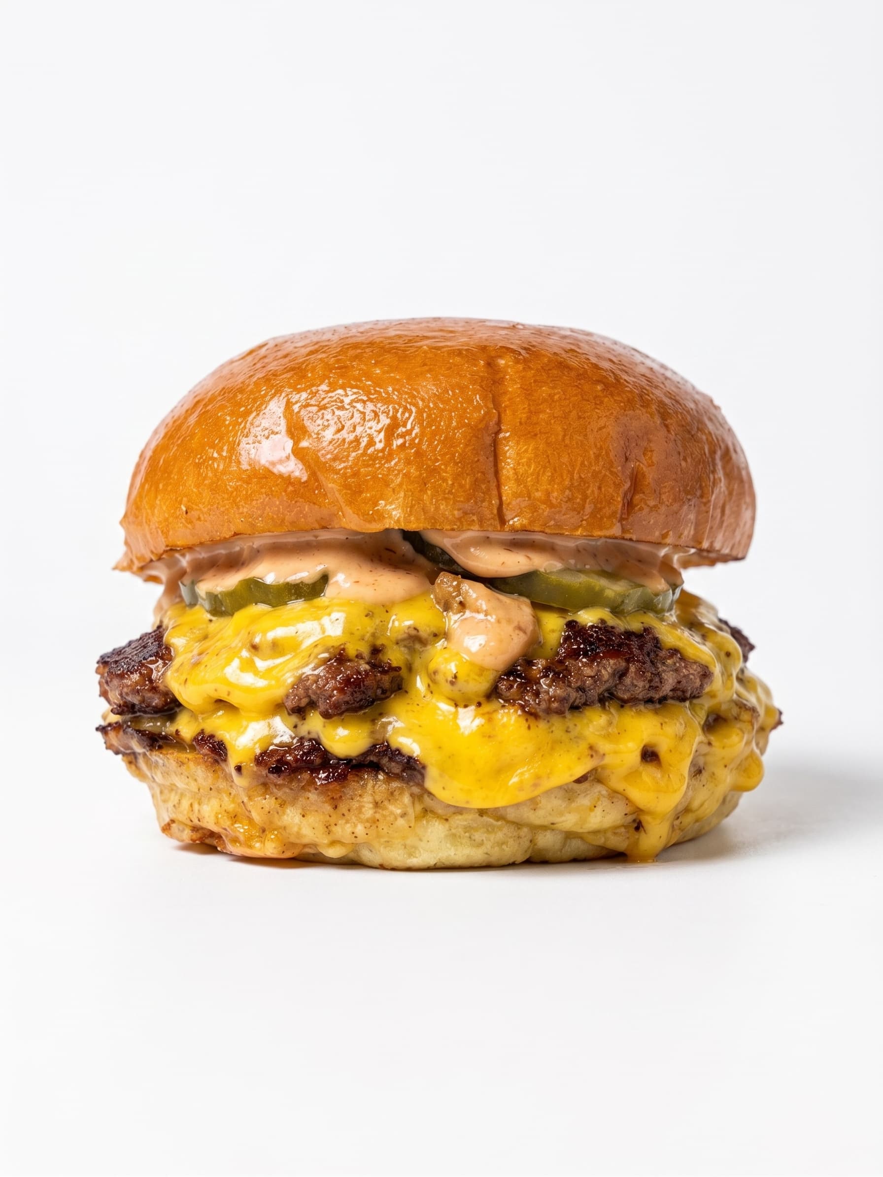 smash burger — delivery app photo for Glovo and Uber Eats by Goola